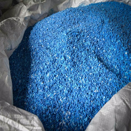 Clean Recycled Hdpe Blue Drum Plastic Scraps Agrar Gmbh Senzke Haage